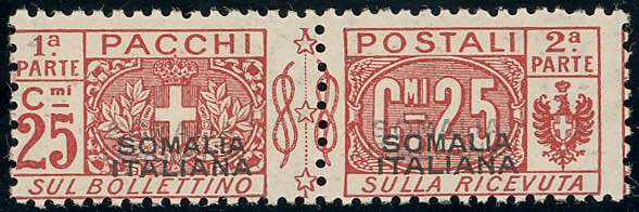PACCHI POSTALI 1917 - 25 cent. ... 