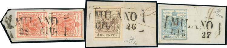 MILANO, SD II tipo - 15 cent. ... 