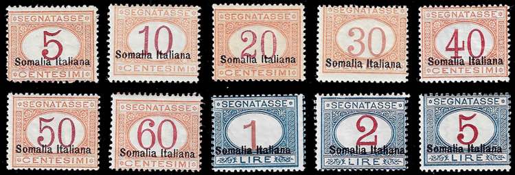 SEGNATASSE 1920 - Soprastampati in ... 