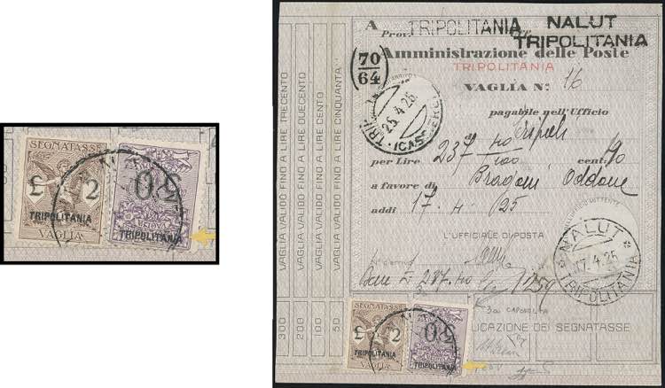 SEGNATASSE VAGLIA 1925 - 50 cent. ... 