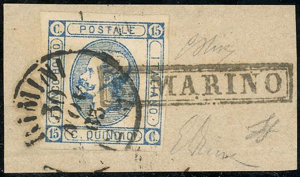 1863 - 15 cent. Litografico, II ... 