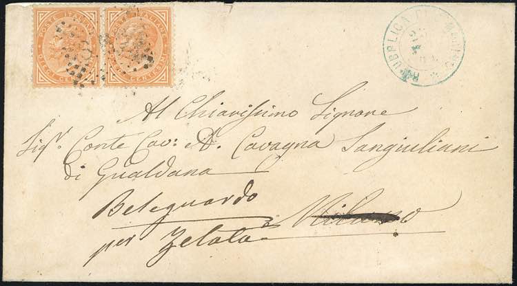1871 - 10 cent. De La Rue, ... 