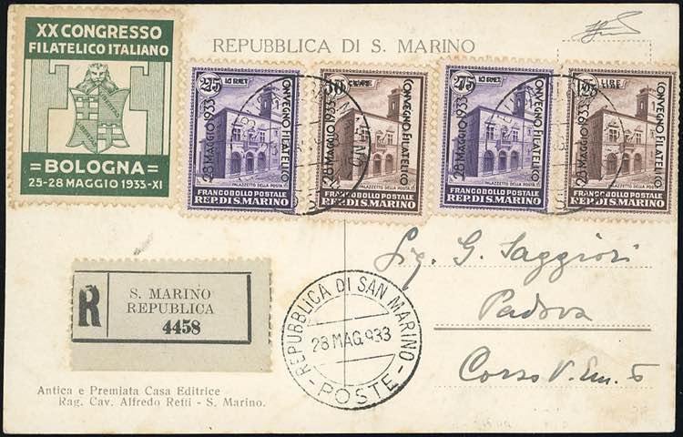 1933 - Convegno Filatelico, serie ... 