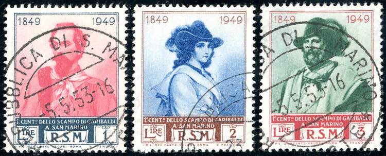 1949 - 1 lira, 2 lire, 3 lire ... 