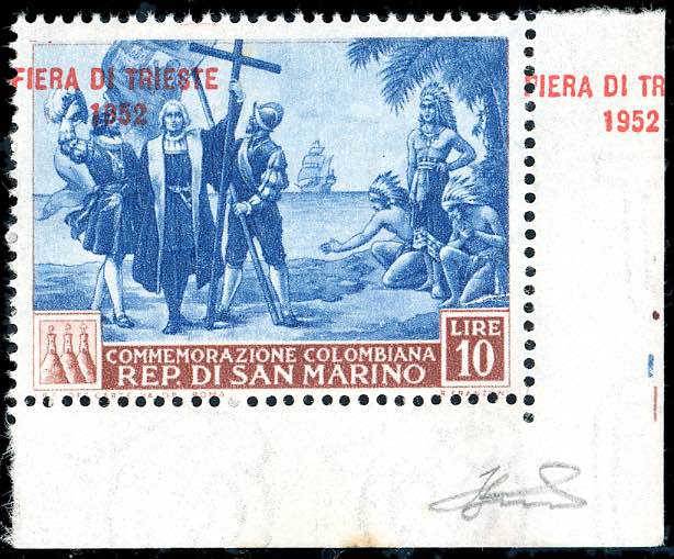 1952 - 10 lire Fiera di Trieste, ... 