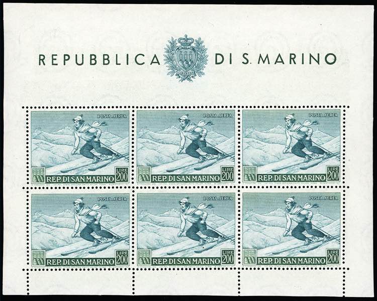 1953 - 200 lire Sciatrice, ... 