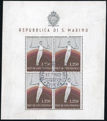 1955 - 250 lire Ginnasta (17), ... 