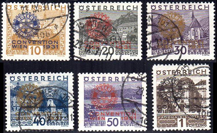 AUSTRIA 1931 - Rotary (398A/398F), ... 
