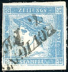 AUSTRIA GIORNALI 1851 - 0,6 k. ... 