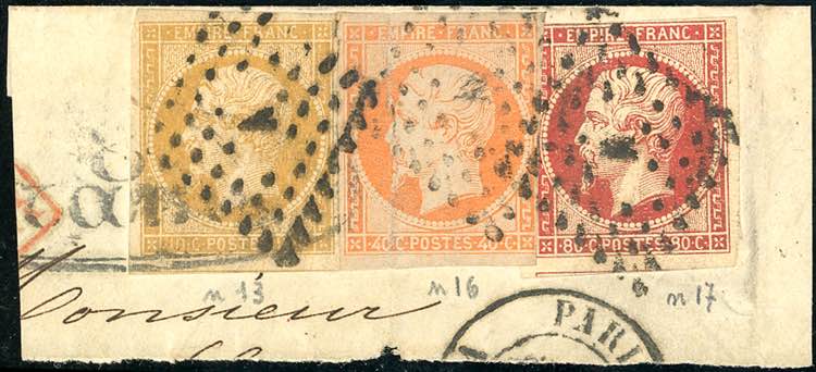 FRANCIA 1853 - 10 cent., 40 cent., ... 