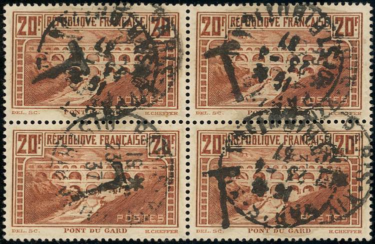 FRANCIA 1929 - 20 fr. PONT DU ... 