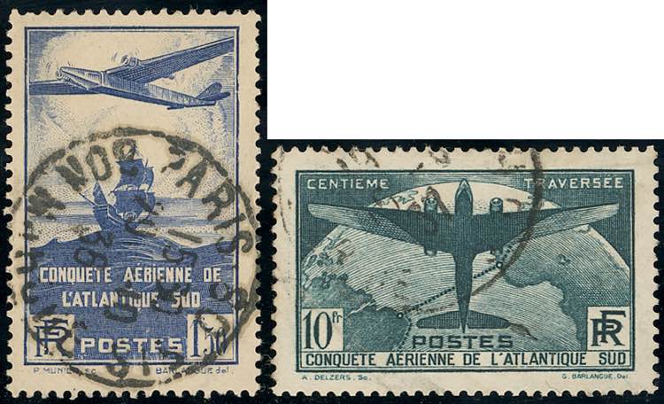 FRANCIA 1936 - Traversata aerea ... 