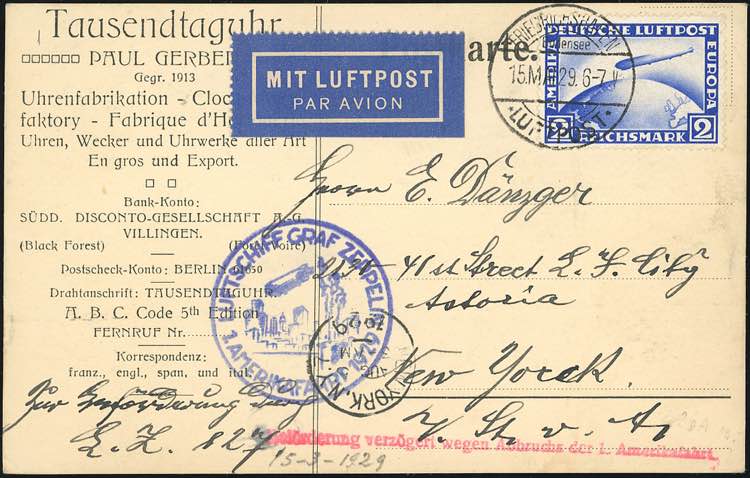 GERMANIA REICH POSTA AEREA ... 