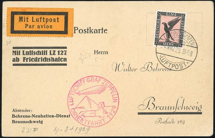 GERMANIA REICH POSTA AEREA ... 