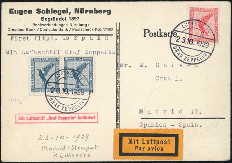 GERMANIA REICH POSTA AEREA ... 