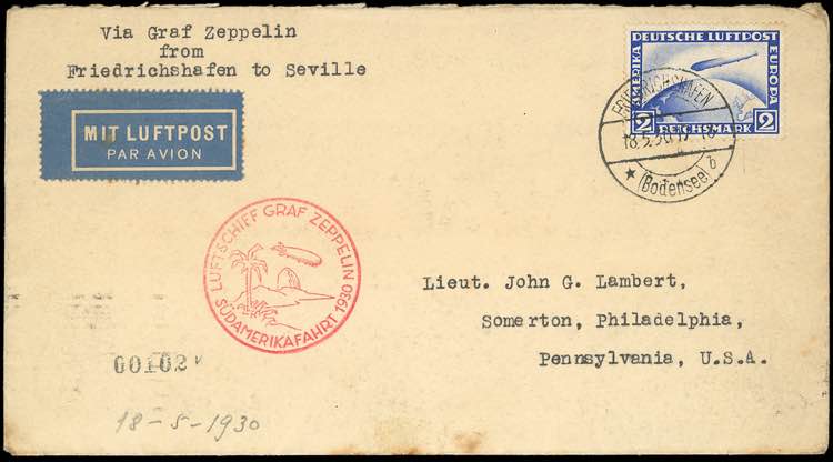 GERMANIA REICH POSTA AEREA ... 