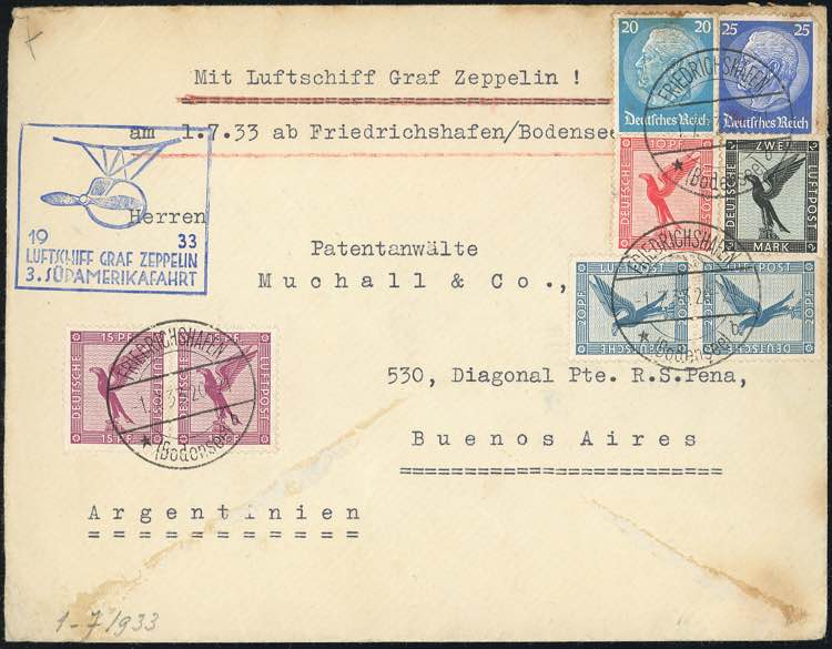 GERMANIA REICH POSTA AEREA ... 