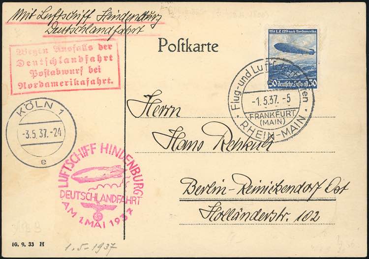 GERMANIA REICH POSTA AEREA ... 