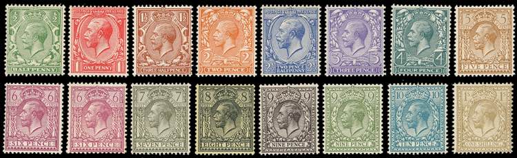 GRAN BRETAGNA 1912/22 - Giorgio V, ... 