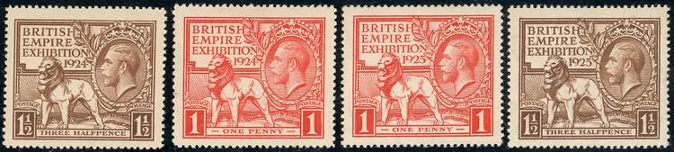 GRAN BRETAGNA 1924/25 - Expo ... 