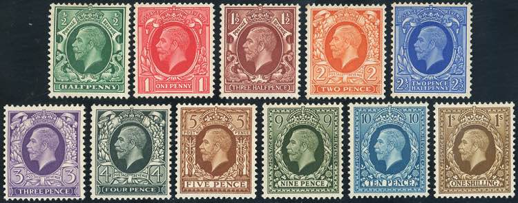 GRAN BRETAGNA 1934/36 - Giorgio V, ... 