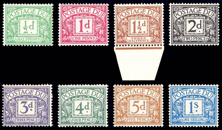 GRAN BRETAGNA SEGNATASSE 1914/23 - ... 