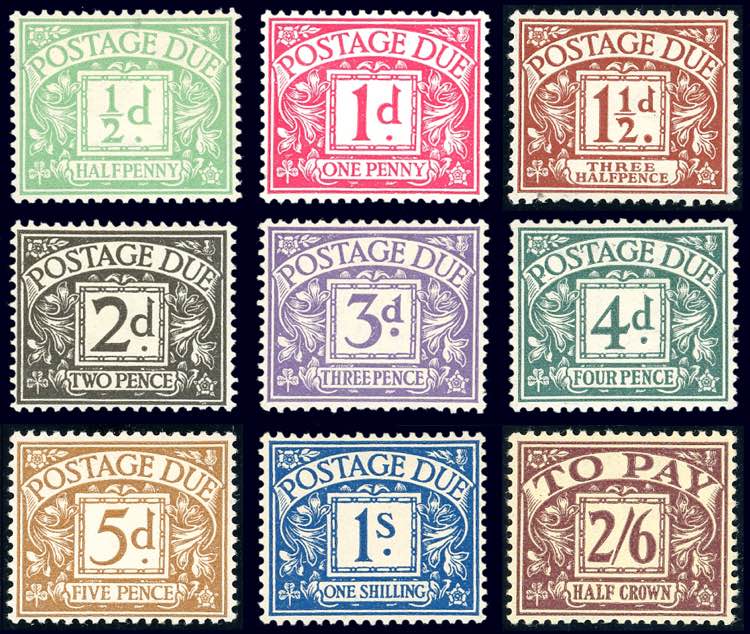 GRAN BRETAGNA SEGNATASSE 1924/31 - ... 