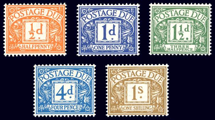 GRAN BRETAGNA SEGNATASSE 1951/52 - ... 