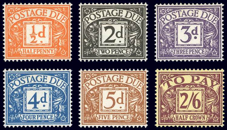 GRAN BRETAGNA SEGNATASSE 1954/55 - ... 