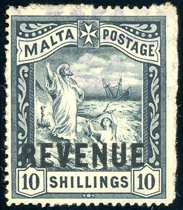 MALTA 1901 - 10 sh. (16), ... 
