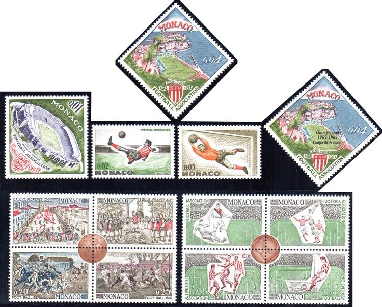 MONACO 1963 - 4 cent. Calcio senza ... 