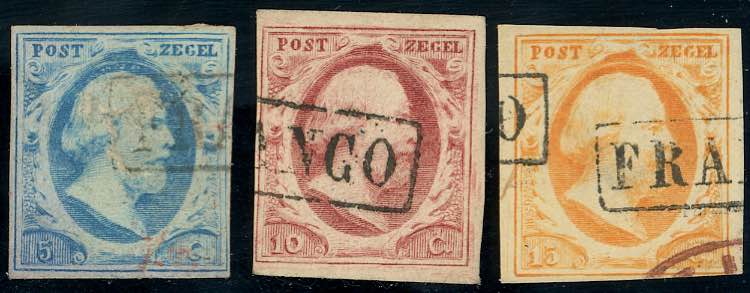 OLANDA 1852 - Guglielmo III (1/3), ... 