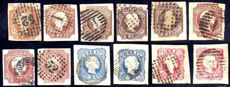 PORTOGALLO 1856/58 - Re Pietro V ... 