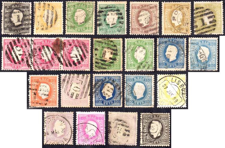 PORTOGALLO 1870/84 - Re Luigi I, ... 