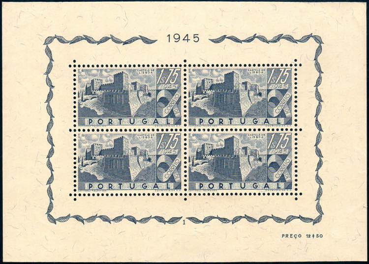 PORTOGALLO FOGLIETTI 1945 - 1,75 ... 