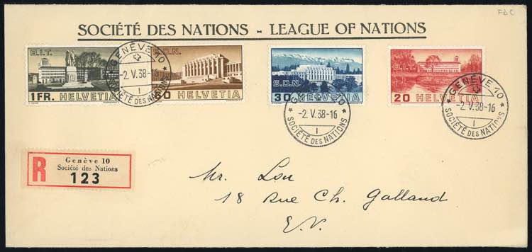 SVIZZERA 1938 - Società delle ... 