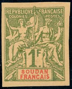 SUDAN - COLONIE FRANCESI 1894 - 1 ... 