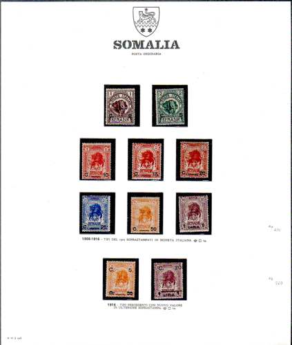 COLONIE ITALIANE SOMALIA 1906/1936 ... 