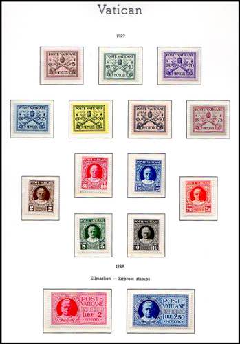 VATICANO 1929/1995 - Avanzata ... 