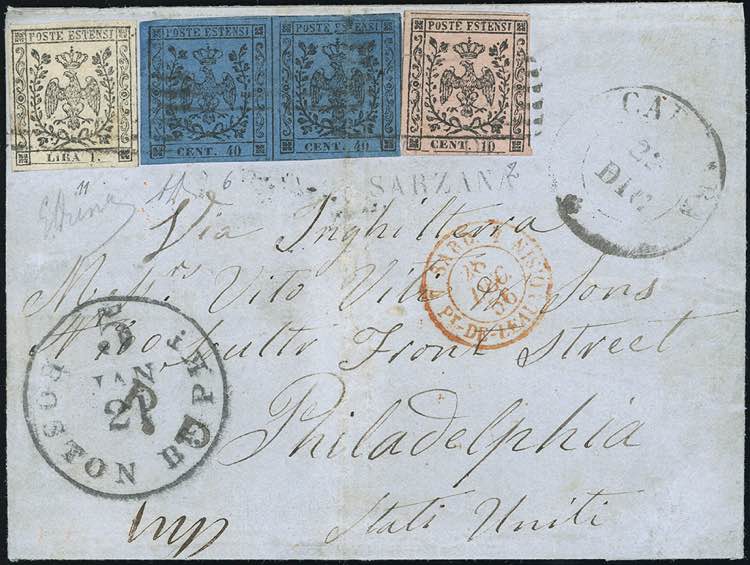 1856 - 1 lira bianco, perfetto, 10 ... 