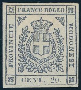 1859 - 20 cent. ardesia violaceo ... 