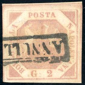 1858 - 2 grana rosa brunastro, III ... 