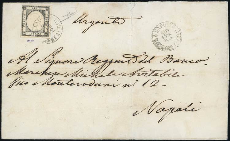 1862 - 1 grano nero (19), ... 