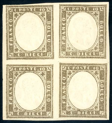 1861 - 10 cent. bruno bistro ... 