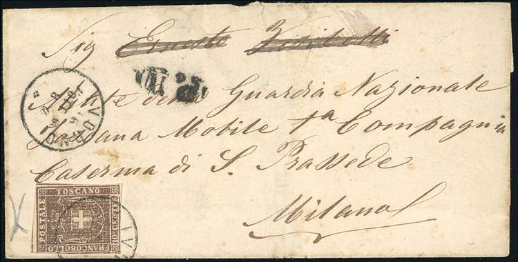 1860 - 10 cent. bruno (19), ... 