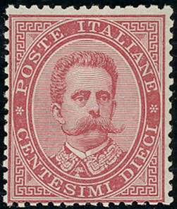 1879 - 10 cent. Umberto I (38a), ... 