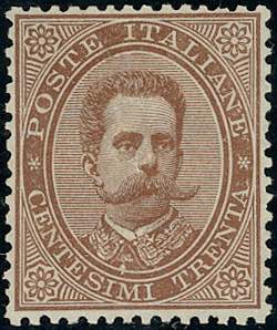 1879 - 30 cent. Umberto I (41), ... 