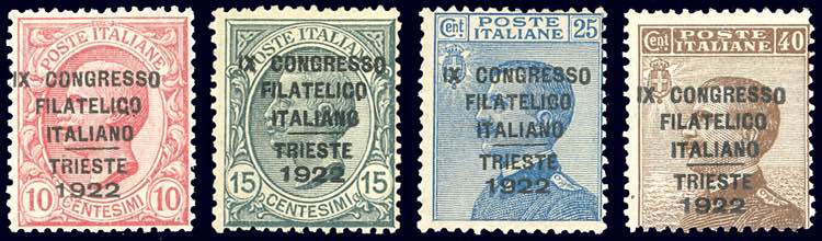 1922 - Congresso Filatelico, terza ... 