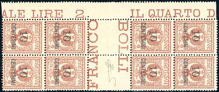 1923 - 10 cent. su 2 cent. ... 
