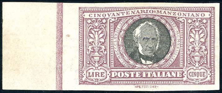 1923 - 5 lire Manzoni, non ... 